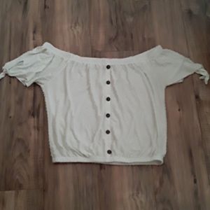 White off the shoulder blouse size XL by Persaya